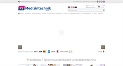 Desktop Screenshot of ksmedizintechnik.de